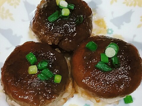 余った餃子のたねで❤椎茸の肉詰め